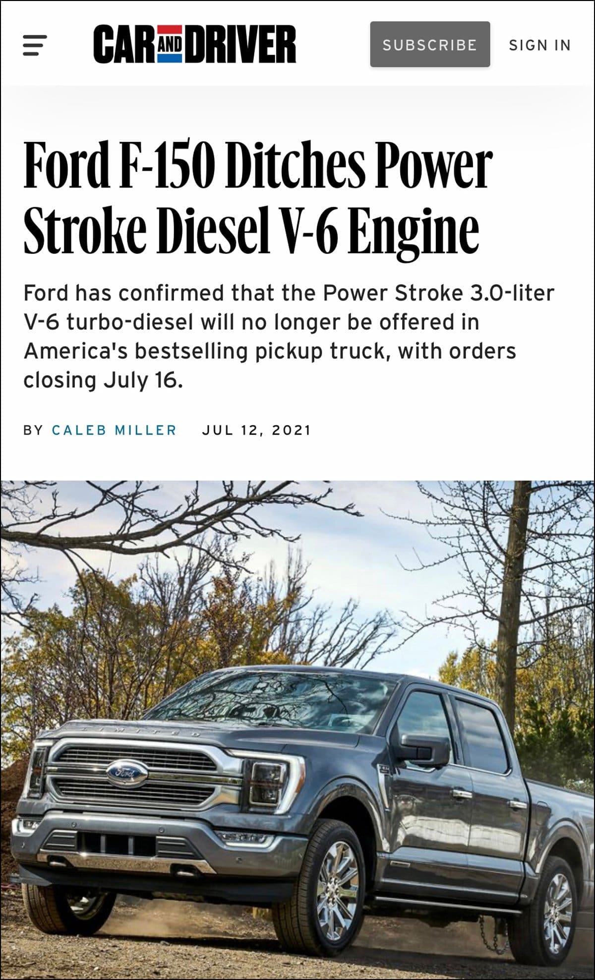 Why Is Ford Discontinuing The F 150?
