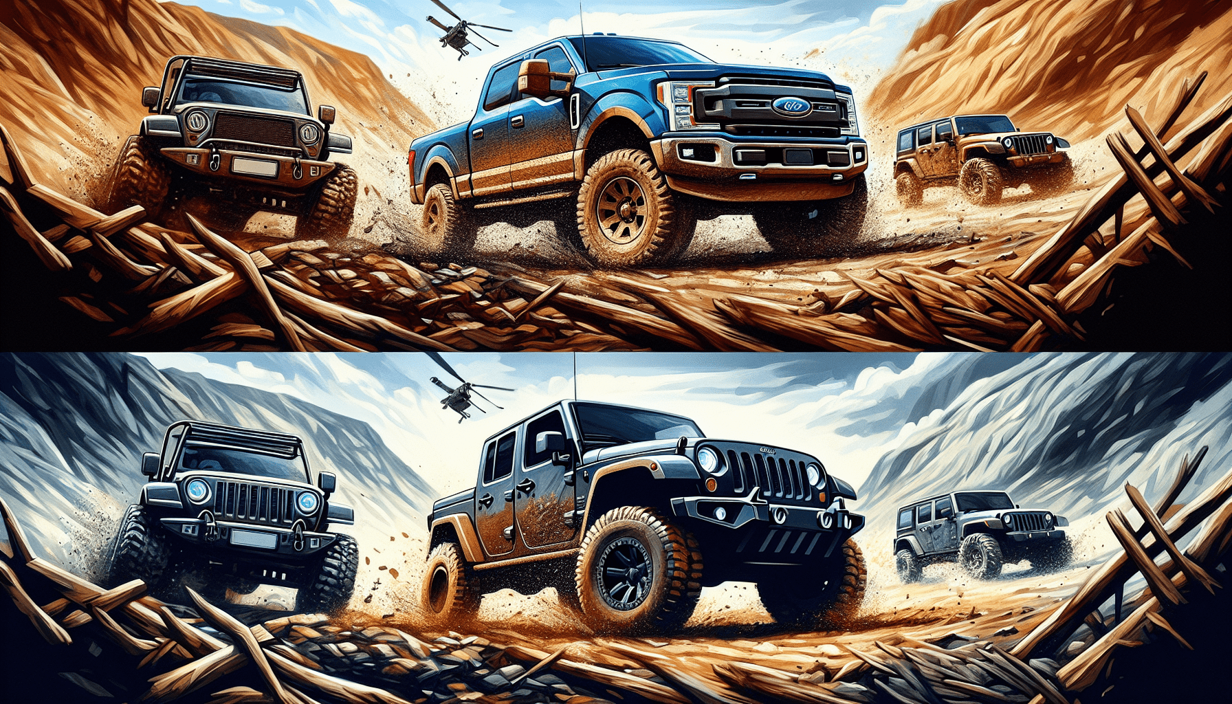 Ford Truck Vs. Jeep Wrangler: Which Is The Ultimate Off-Roader?